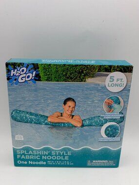 Bestway H2O Go Splashin’ Style Fabric Noodle Pool Float 5 Ft NIB